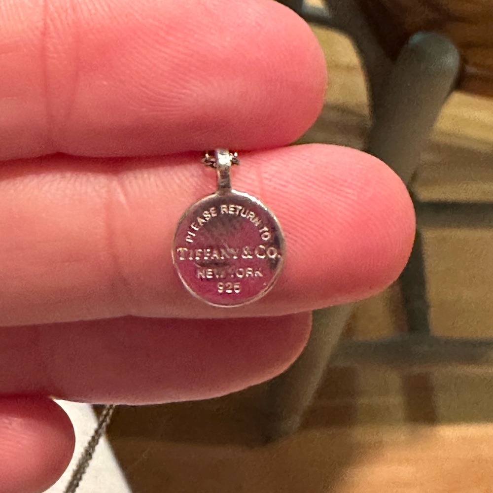 Tiffany & Co. Sterling Silver Round Pendant